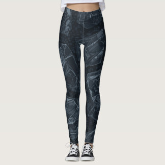 Bleak Rock Cool Leggings Dark Grunge Stone 