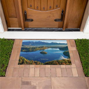 Bled Island, Slovenia, scenic Doormat