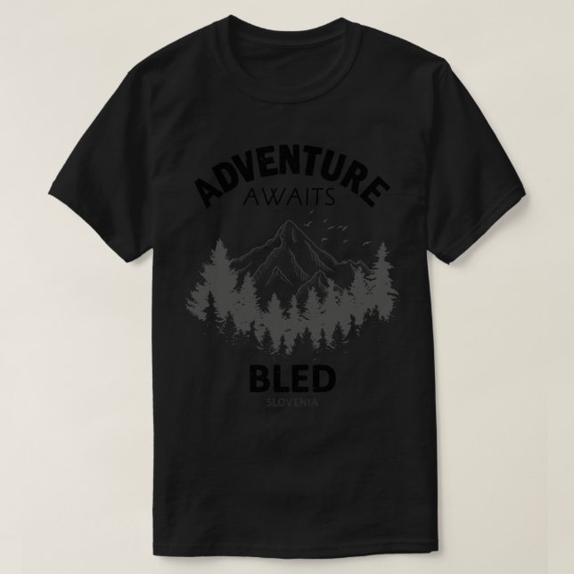 Bled Slovenia 1 T-Shirt (Design Front)
