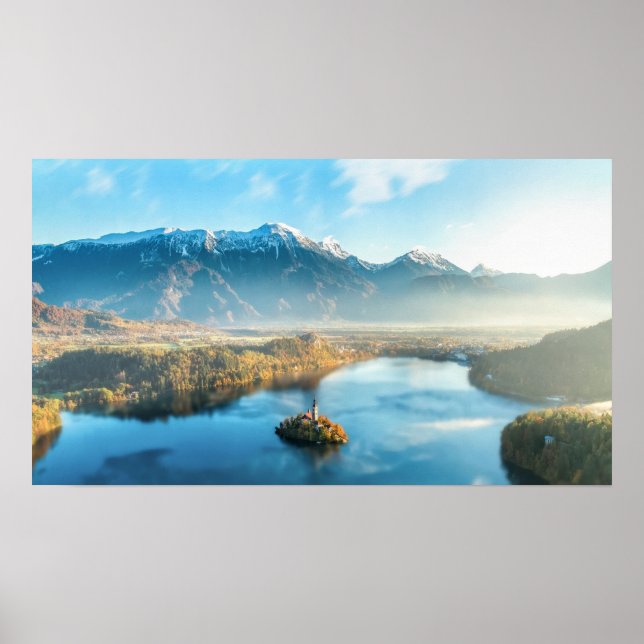 Bled, Slovenia landscape Poster (Front)