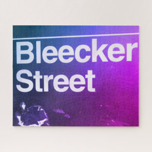 Bleecker Street, Greenwich Village, Manhattan NYC Jigsaw Puzzle
