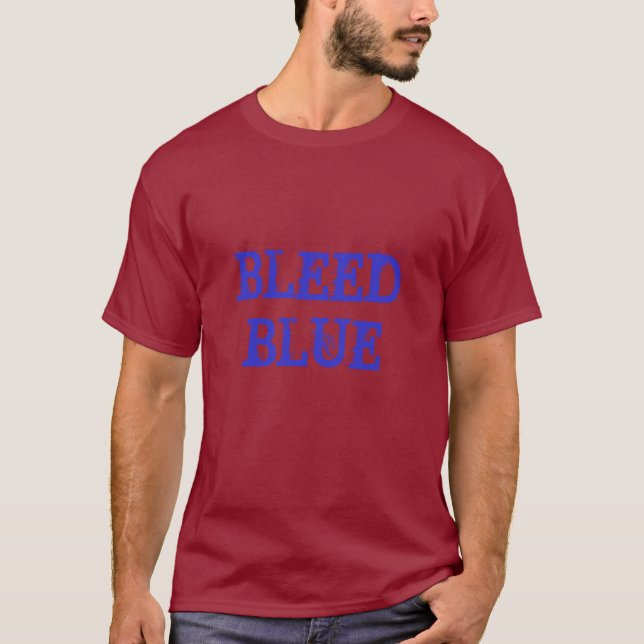 BLEED BLUE T-Shirt (Front)