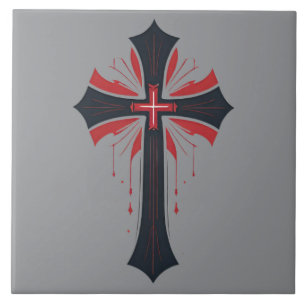 Bleeding Cross  Tile