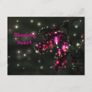 Bleeding Heart - Broken Heart Personalize Postcard
