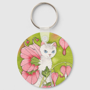 Bleeding heart catterfly magnet keychain