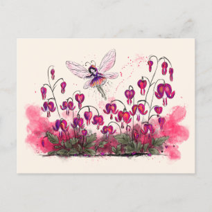 Bleeding Heart Fairy Postcard
