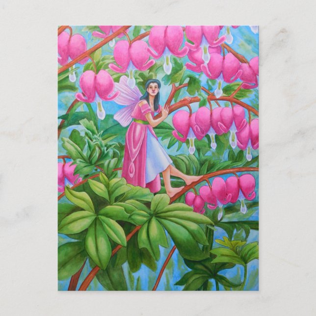 Bleeding Heart Fairy Postcard (Front)