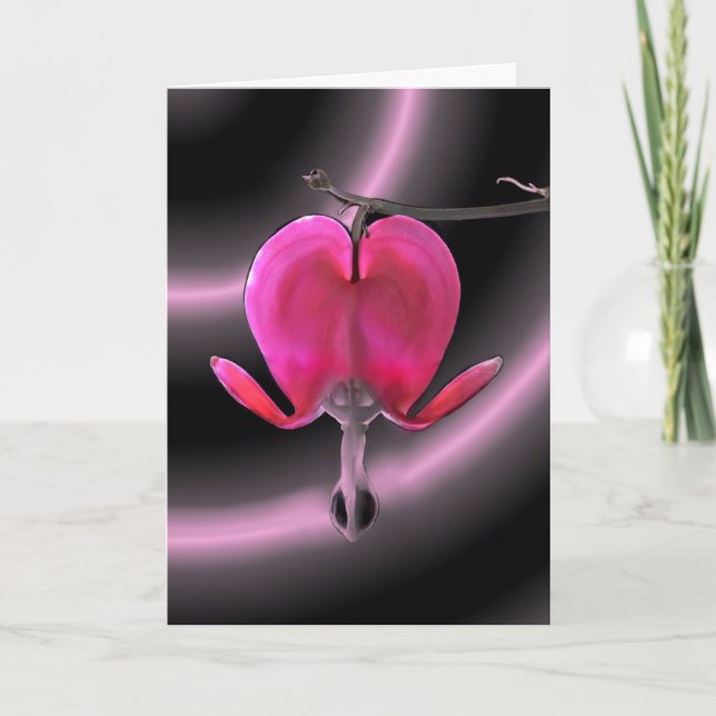 Bleeding Heart for Mom Greeting Card (Front)