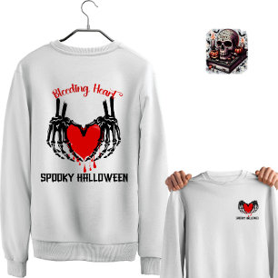 Bleeding Heart Halloween  Sweatshirt