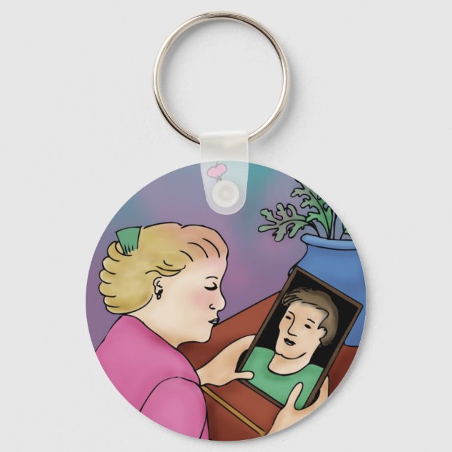 Bleeding Heart Keychain (Front)