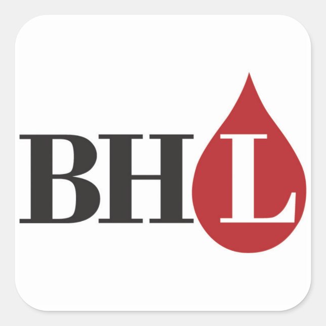 Bleeding Heart Libertarian Square Stickers (Front)