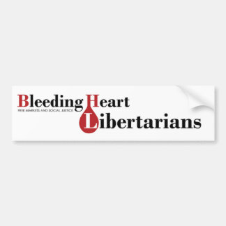 Bleeding Heart Libertarians Bumper Sticker