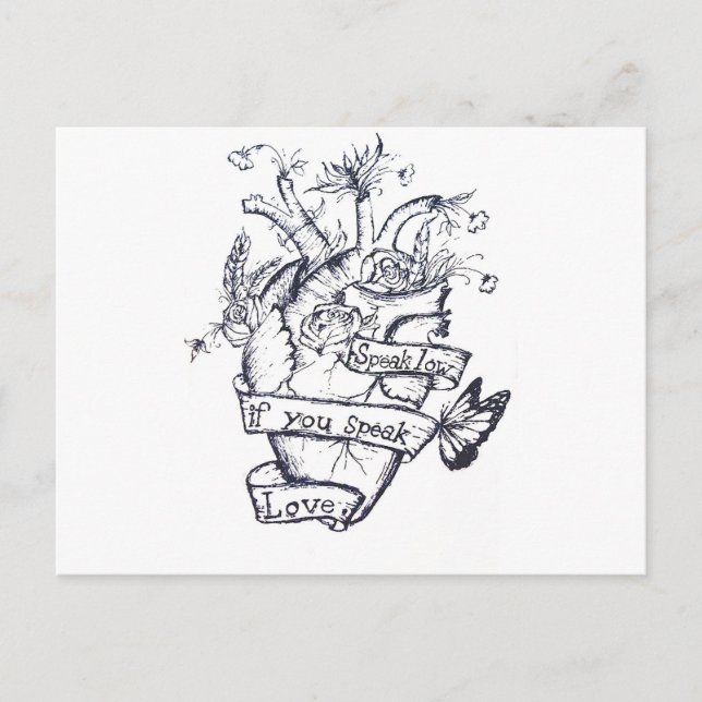 Bleeding Heart Postcard (Front)
