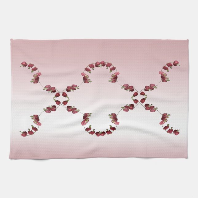 Bleeding Hearts Kitchen Towel (Horizontal)