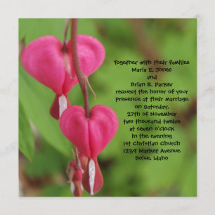 Bleeding Hearts Wedding Invitations