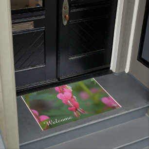 Bleeding Hearts Welcome Mat