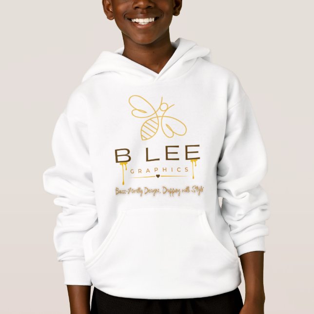 BLEEGRAPHICS Logo Kids Pullover Hoodie (Front)