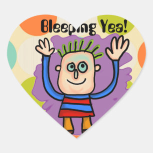 Bleeping Yea! Sticker