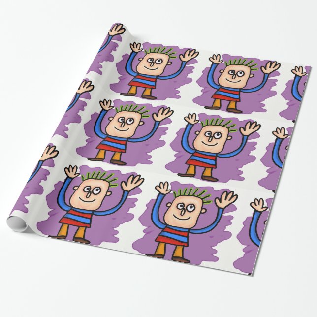 Bleeping Yea! Wrapping Paper (Unrolled)