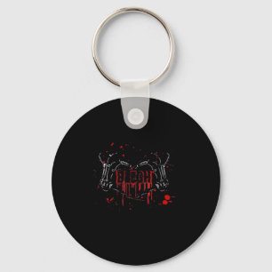 Blegh Breakdown, Skeleton Heart Hands, Emo Band, S Keychain