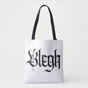 Blegh, metal, heavy metal, punk,  tote bag