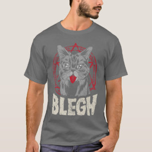 Blegh Metalcore Cat Pentagram Funny Breakdown Musi T-Shirt