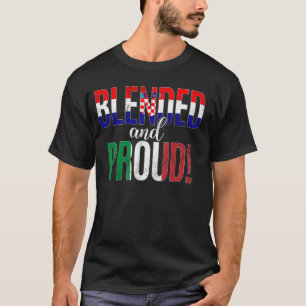 Blended And Proud Nationality Half Croatian Half I T-Shirt