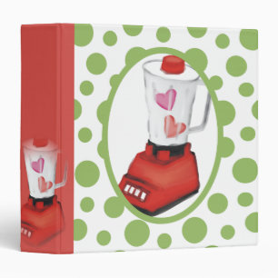 blender kitchen appliance love recipe binder