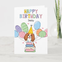 Blenheim Cavalier King Charles Spaniel Birthday