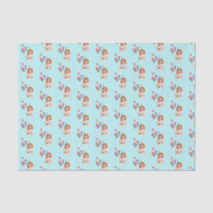 Blenheim Cavalier King Charles Spaniel Birthday Tissue Paper