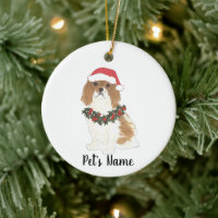Blenheim Cavalier King Charles Spaniel Christmas