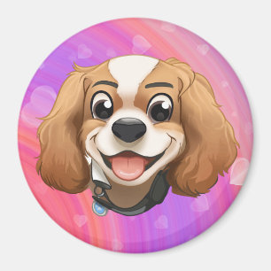 Blenheim Cavalier King Charles Spaniel  Magnet