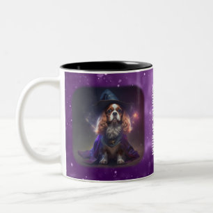Blenheim Cavalier King Charles Wizard Two-Tone Coffee Mug
