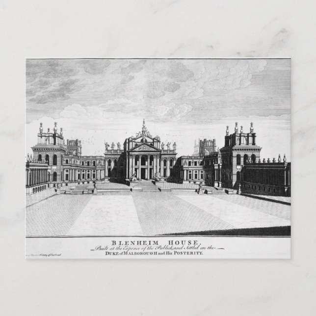 Blenheim Palace Postcard (Front)