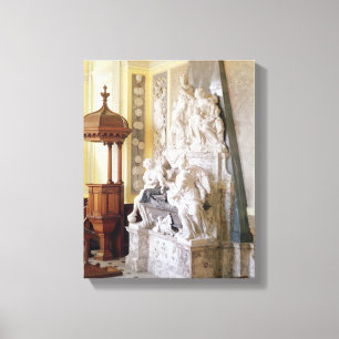 Blenheim Palace, the chapel, c.1705 Canvas Print