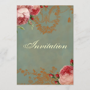 Blenheim Rose Party Invitation