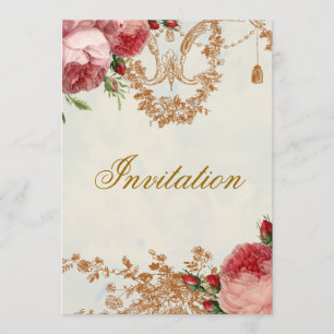 Blenheim Rose - Summer Sky Invitation