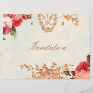 Blenheim Rose - Summer Sky Landscape Invitation