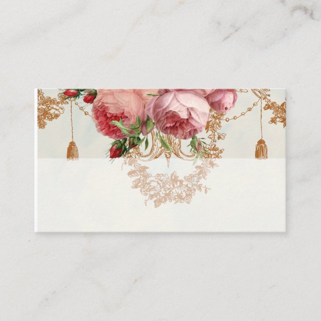 Blenheim Rose -Summer Sky - Place card (Front)