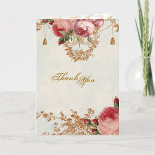 Blenheim Rose - Summer Sky Thank you Card