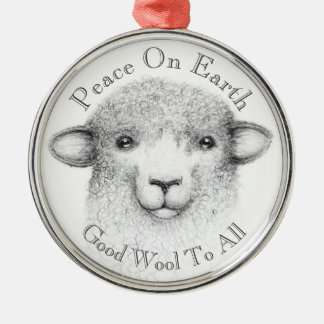 Bless Ewe Ornament - Romney Lamb