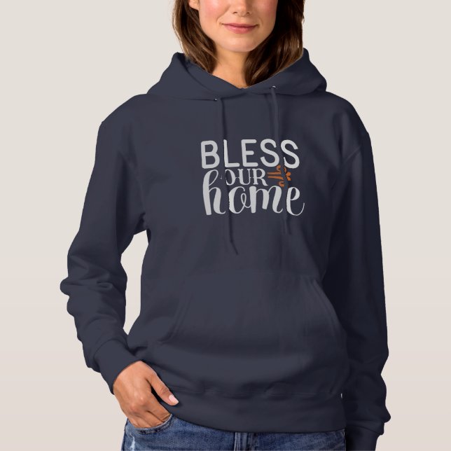 bless four home hoodie (Front)
