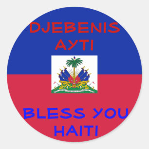 Bless Haiti stickers