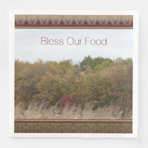 Bless Our Food Paper Dinner Napkin