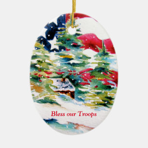 Bless our Troops Ornament
