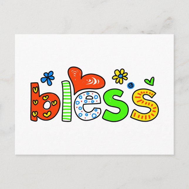 Bless Postcard (Front)