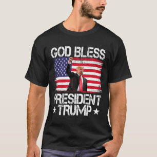 Bless President Trump 2024 Support Trump Election  T-Shirt