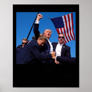 Bless President Trump Poster