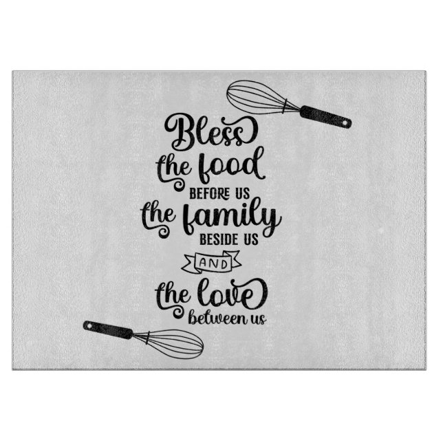 Bless the food cutting board (Front)