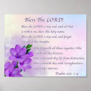 Bless The Lord O My Soul! Poster